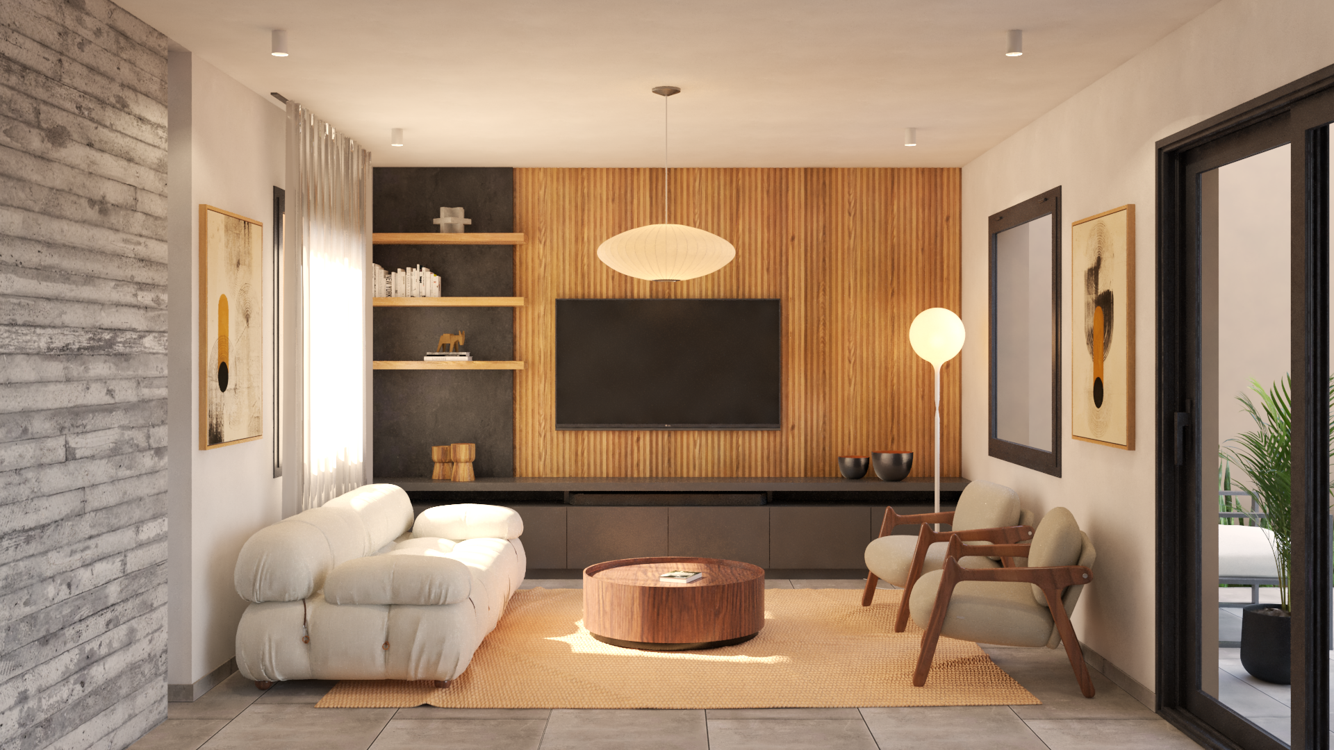 Sala de estar moderna
