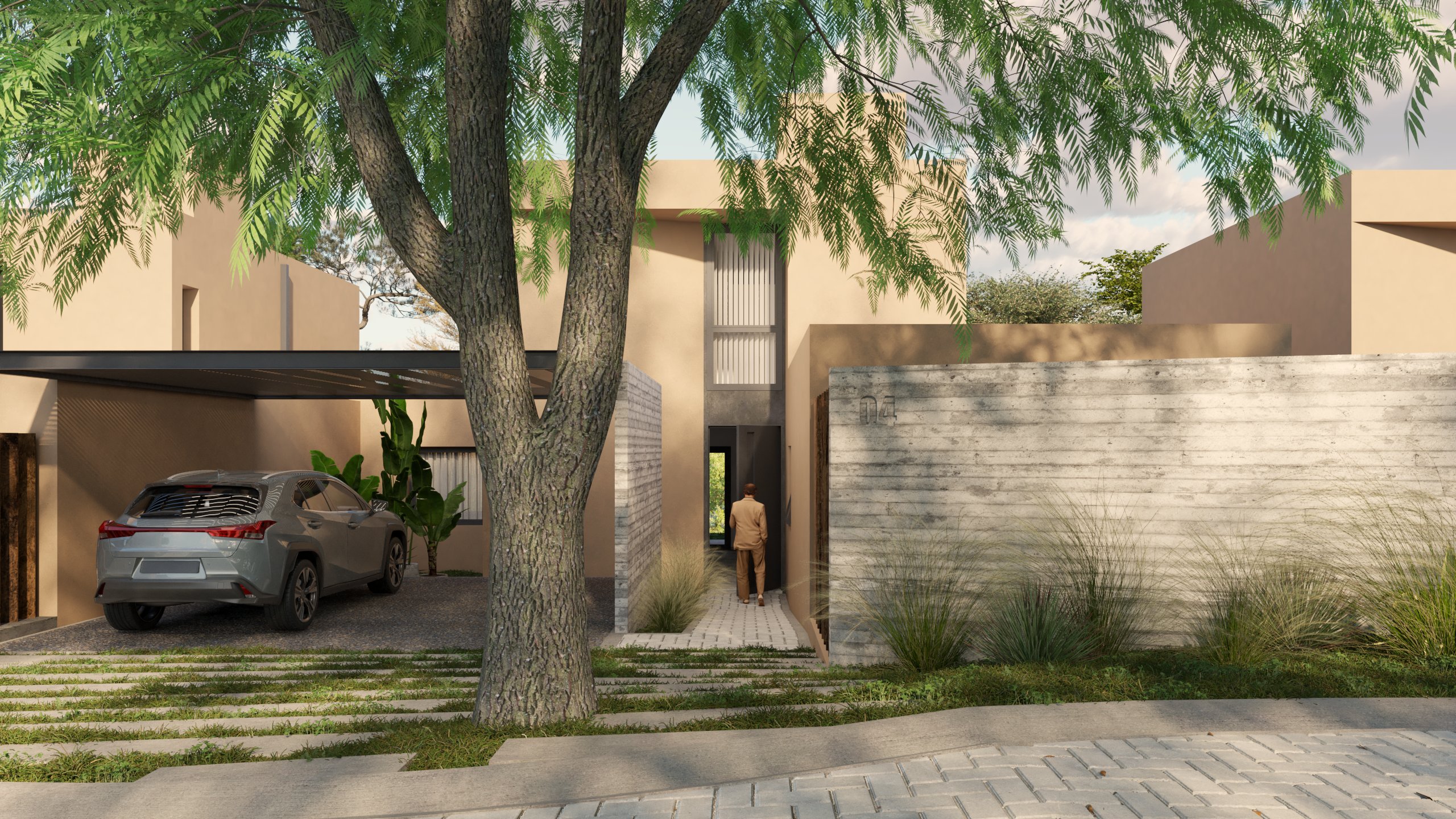 Casa moderna TALERITO Housing con diseño contemporáneo